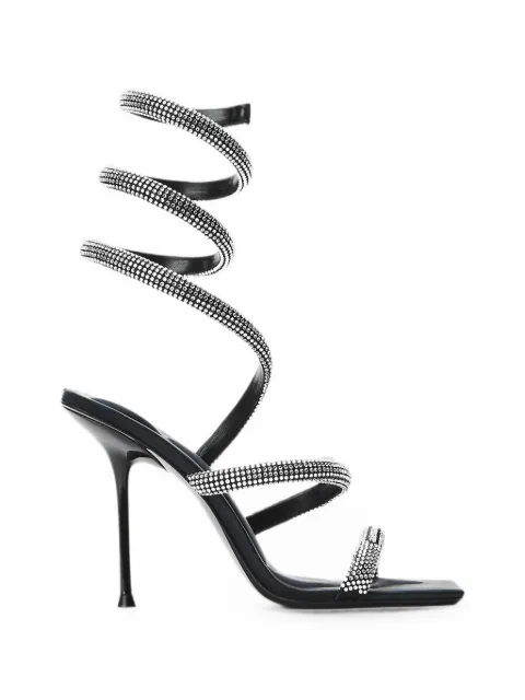 Alexander Wang Julie crystal-coil sandals
