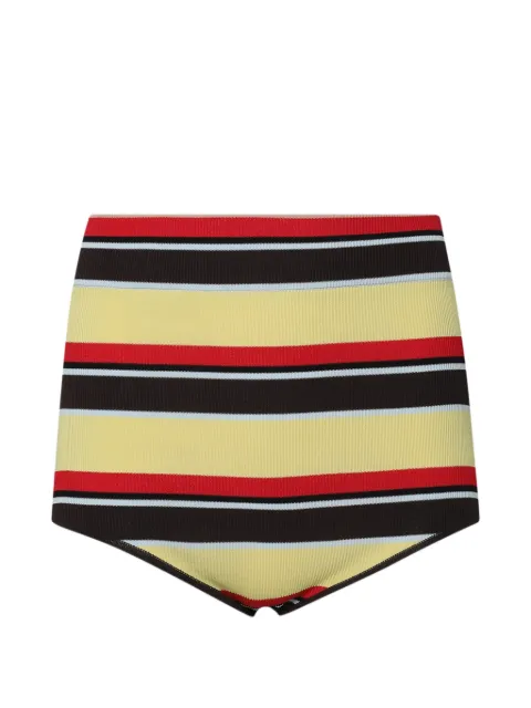 Rabanne bermudas con rayas estampadas