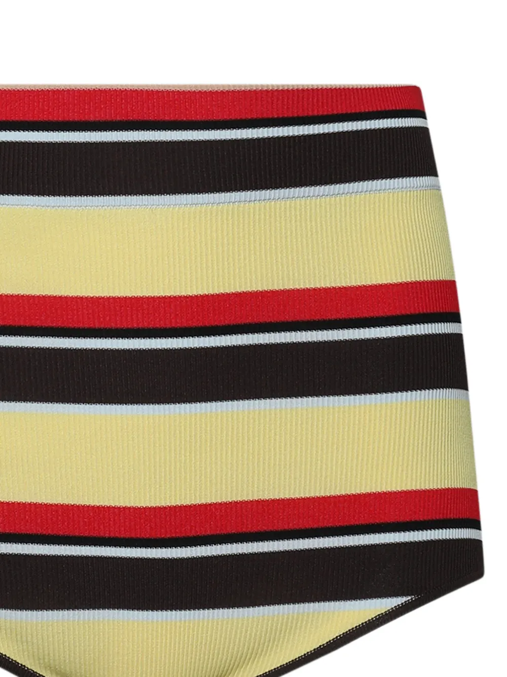Rabanne Gebreide shorts met streeppatroon Geel