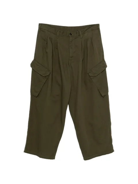 Yohji Yamamoto pleated paperbag cargo pants