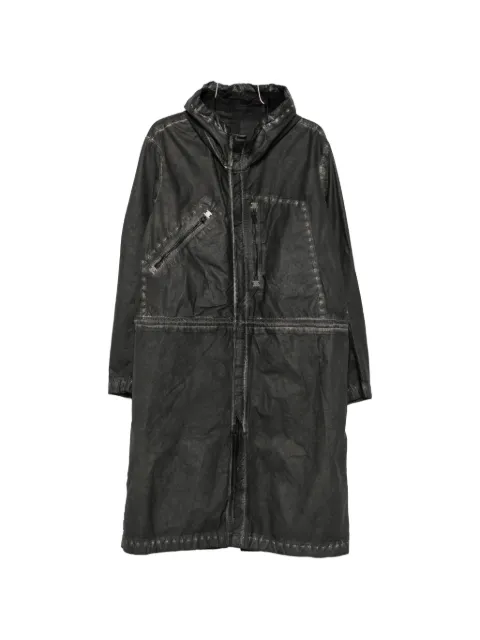 Isaac Sellam Experience Etanche hooded coat