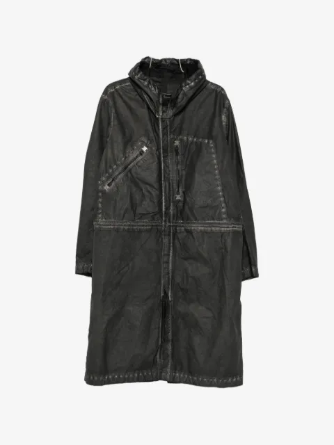 Isaac Sellam Experience Etanche hooded coat