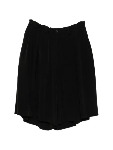 Yohji Yamamoto pleated wide-leg shorts