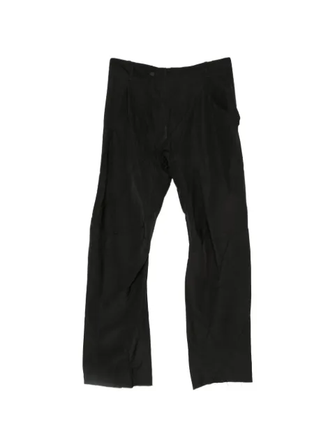 Leon Emanuel Blanck panelled raw-edge trousers
