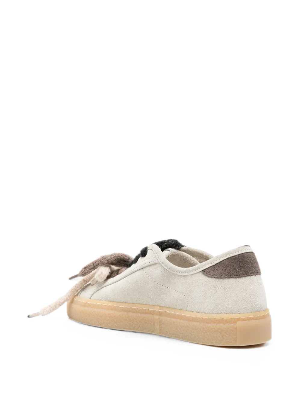D.A.T.E. Tender W suede lace-up sneakers Beige
