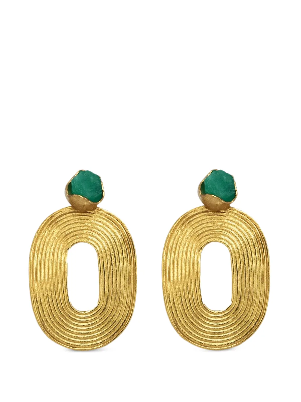 FENOMENA Aretes Front Back Waves earrings