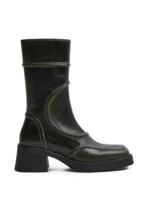 Miista botas Malene con costuras en contraste