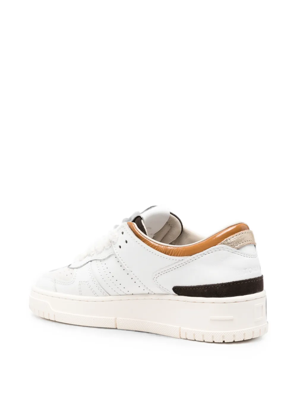 D.A.T.E. perforated panelled sneakers Wit