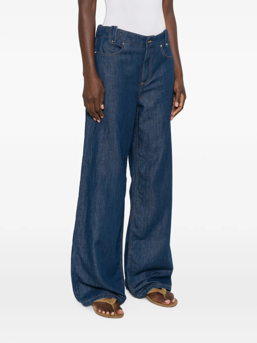 I BLUES Jeans met wijde pijpen Blauw