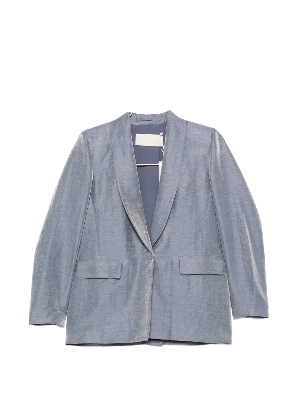 I BLUES metallic single-breasted jacket - Blau