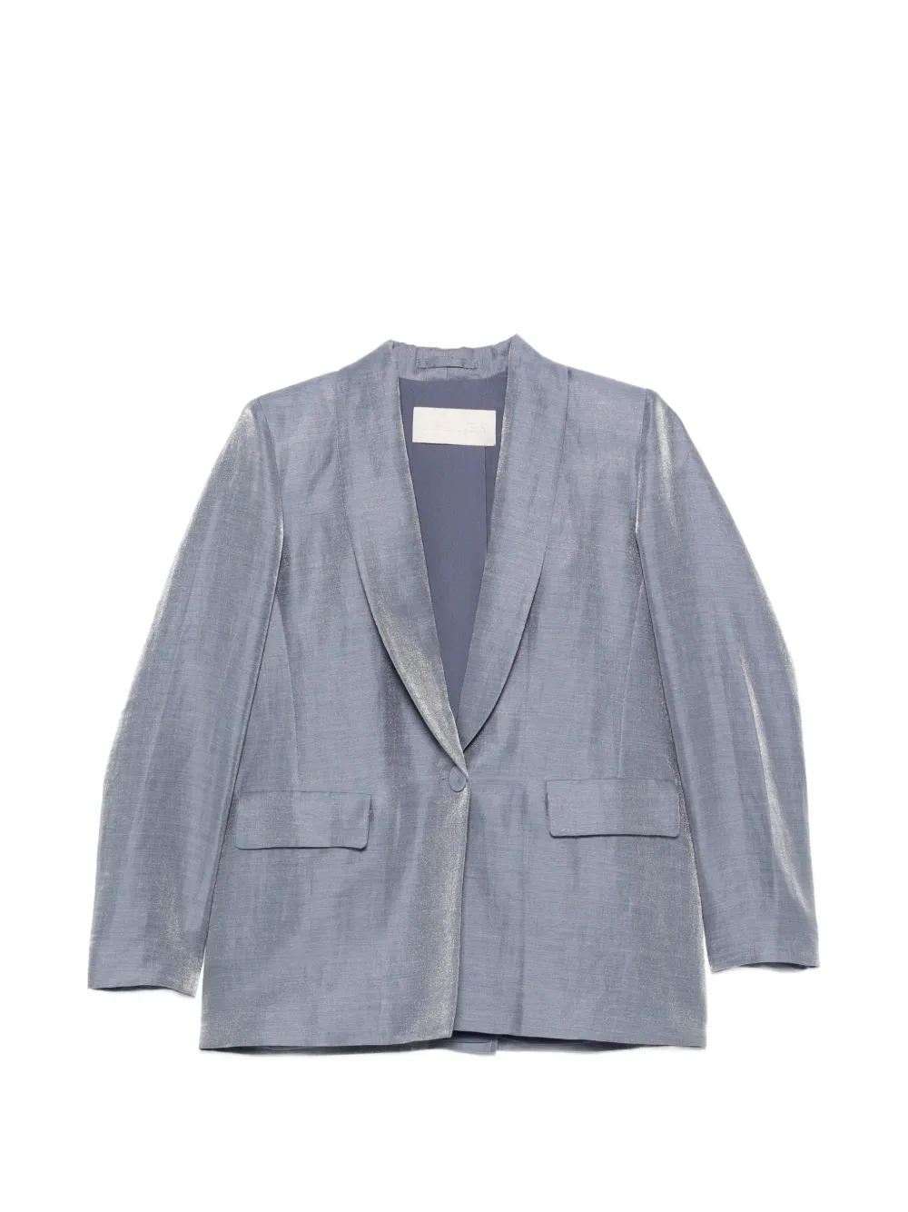 I BLUES metallic single-breasted jacket