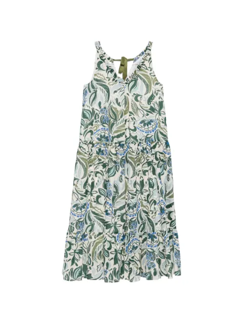 I BLUES floral-print midi dress