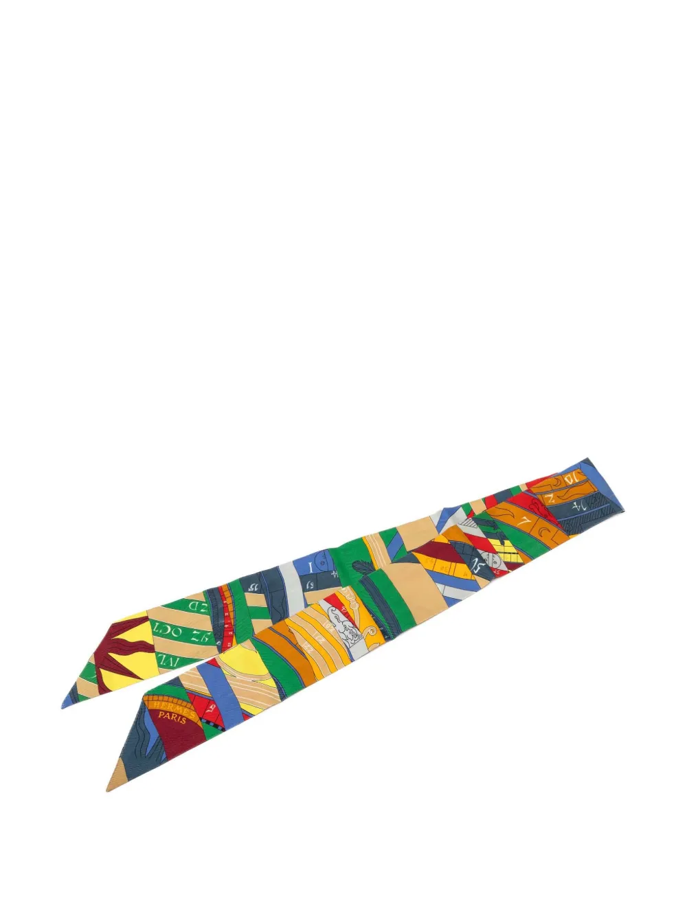 Hermès Pre-Owned 2000-2026 Astrologie Nouvelle Silk Twilly Scarf scarves - Mehrfarbig