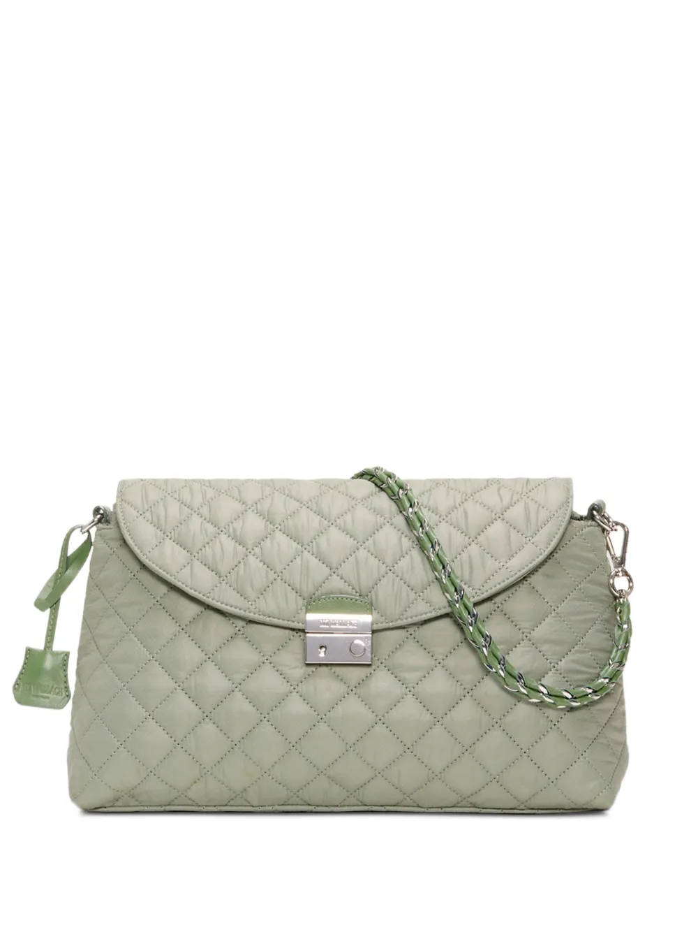 Mz Wallace Borsa a spalla Crosby Lock trapuntata - Verde