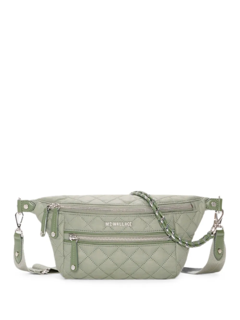 Mz Wallace Borsa a tracolla Crosby trapuntata piccola - Verde