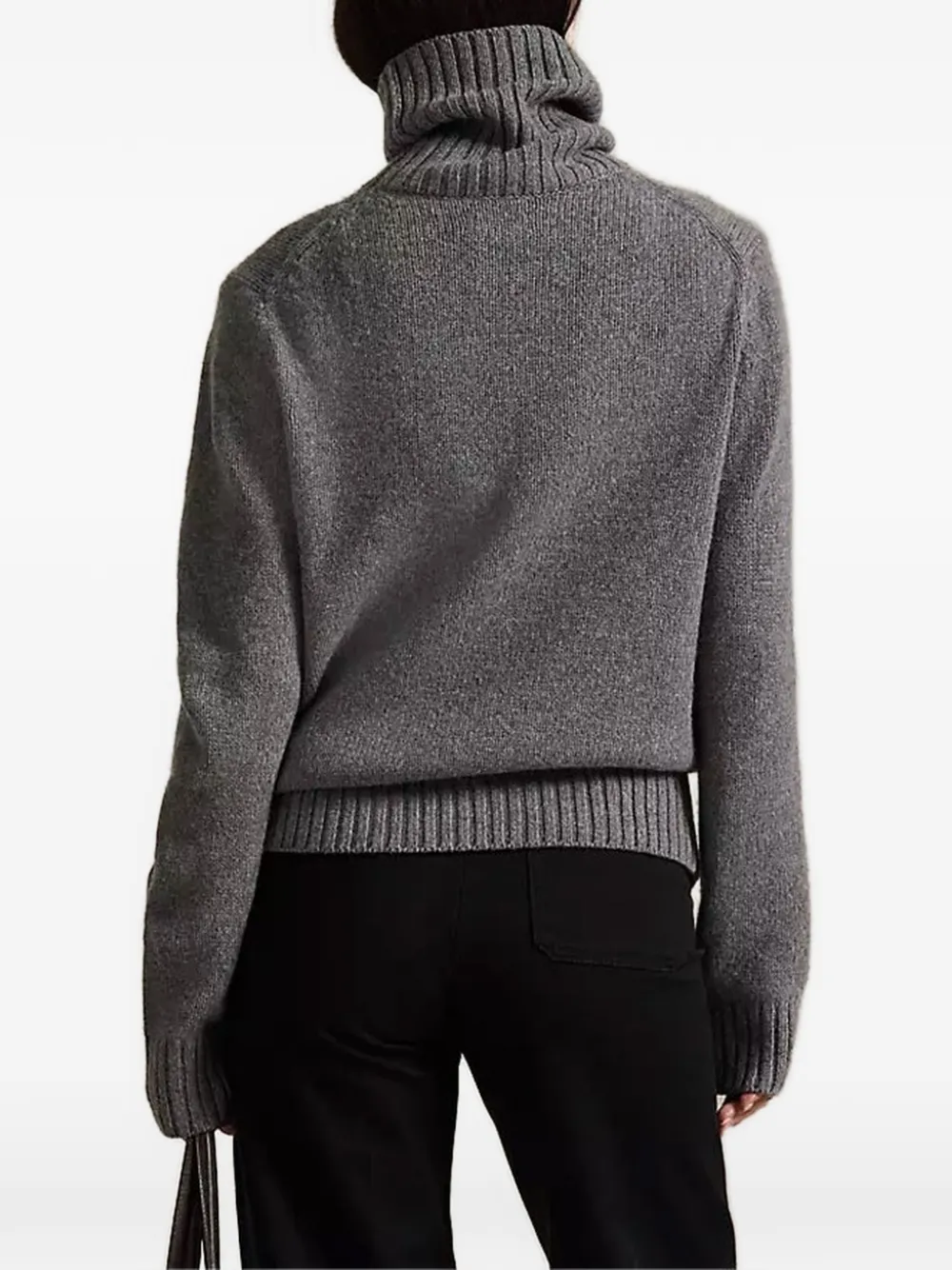 Polo Ralph Lauren Coltrui met geribbelde zoom Grijs