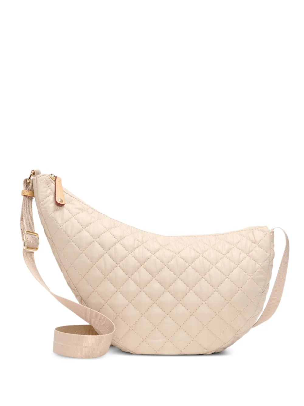 Mz Wallace Metro Smile quilted crossbody bag - Nude