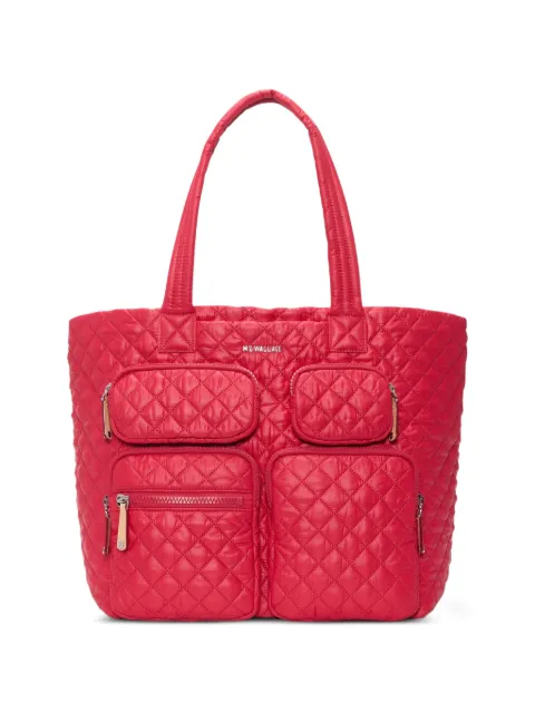 Mz Wallace tote capitonada Metro Travel grande