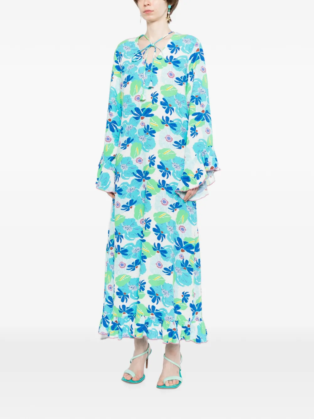 Bambah Hazel jurk Blauw