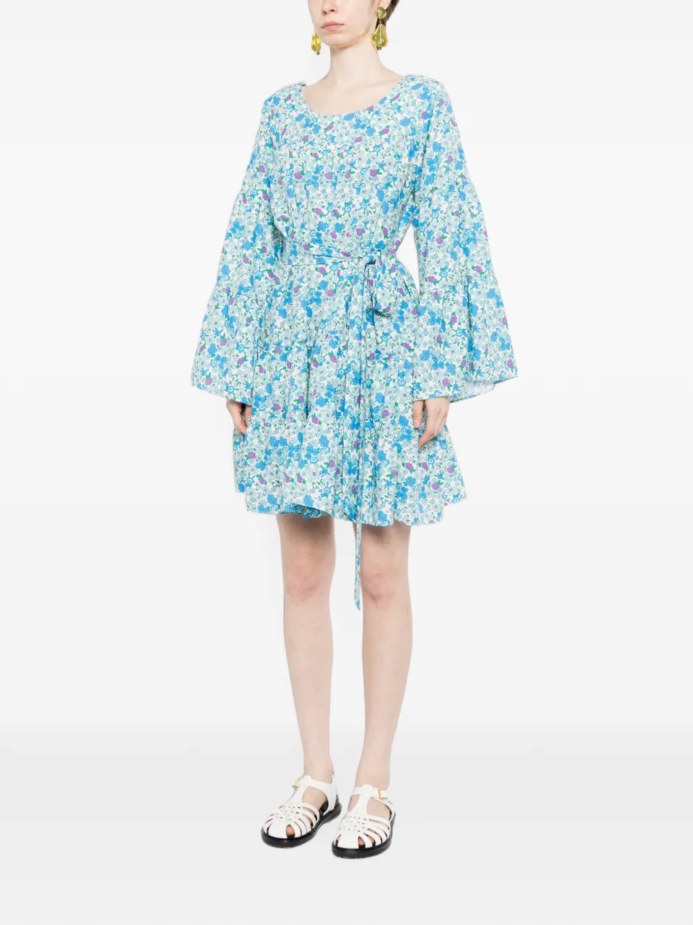 Bambah Nova jurk Blauw