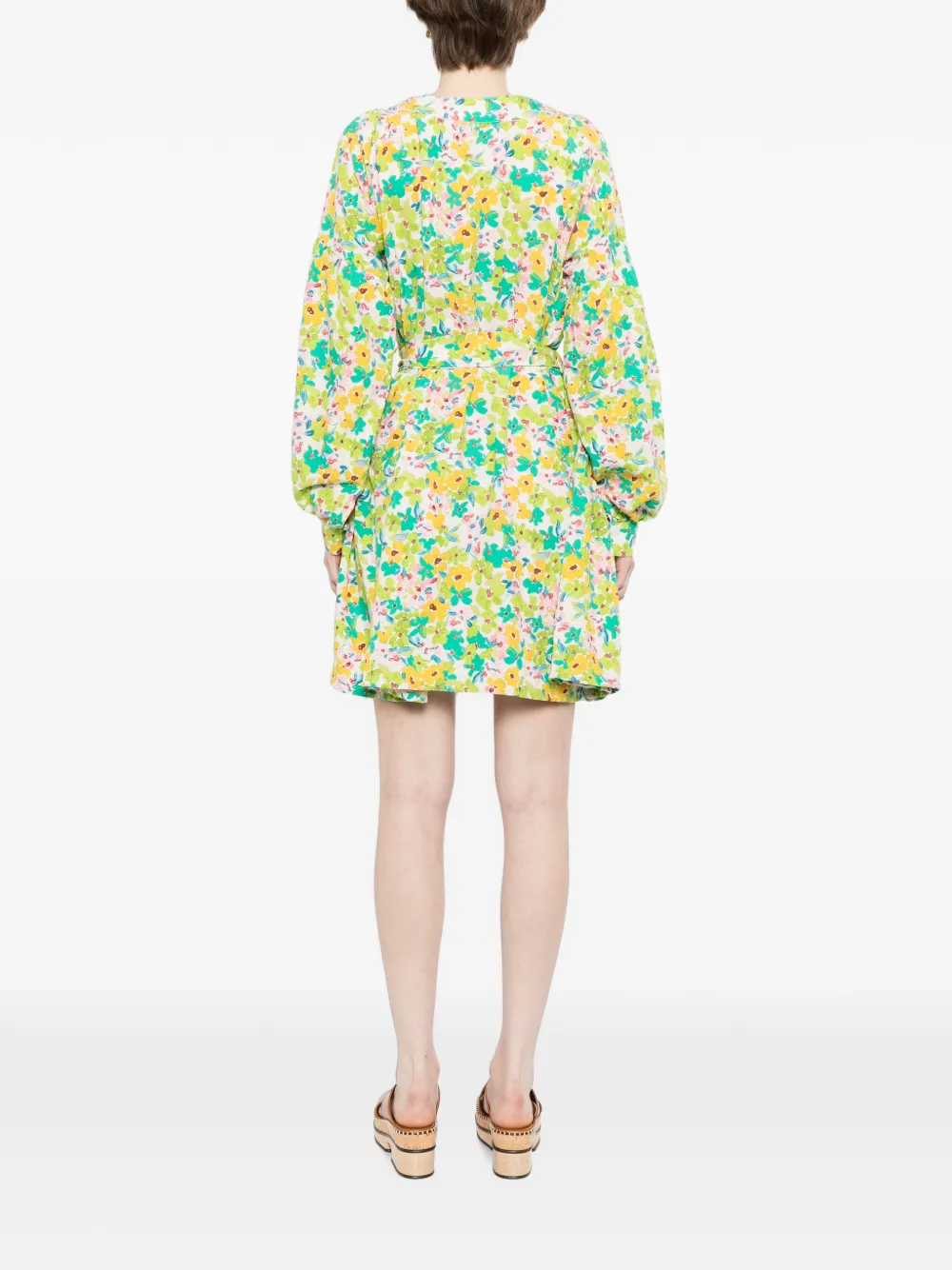 Bambah Fiona Selva mini-jurk Groen