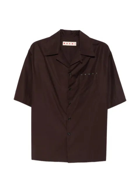 Marni logo-print short-sleeve shirt