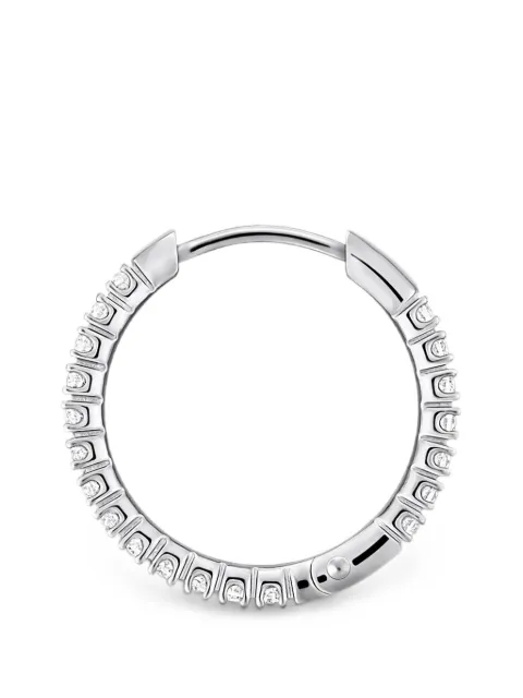 SABOTEUR diamond hoop earrings