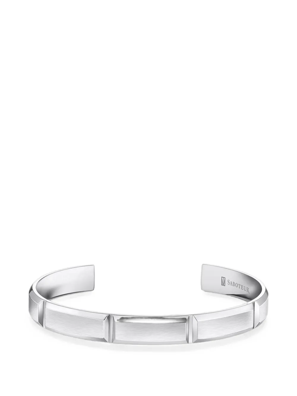 SABOTEUR Elemental cuff bracelet - Argento