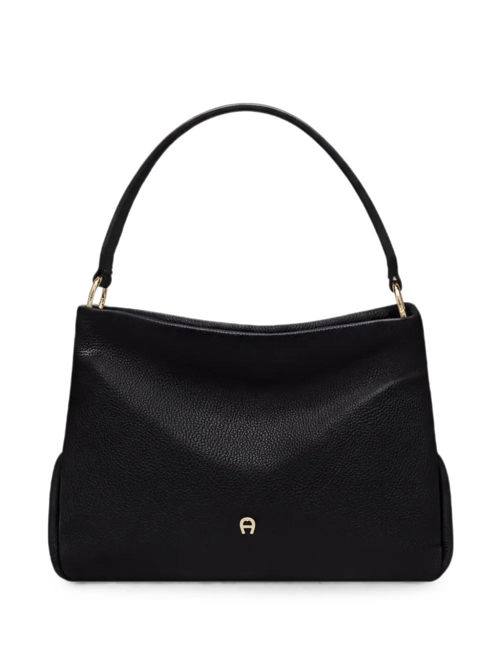 AIGNER small Paola pebbled leather tote bag