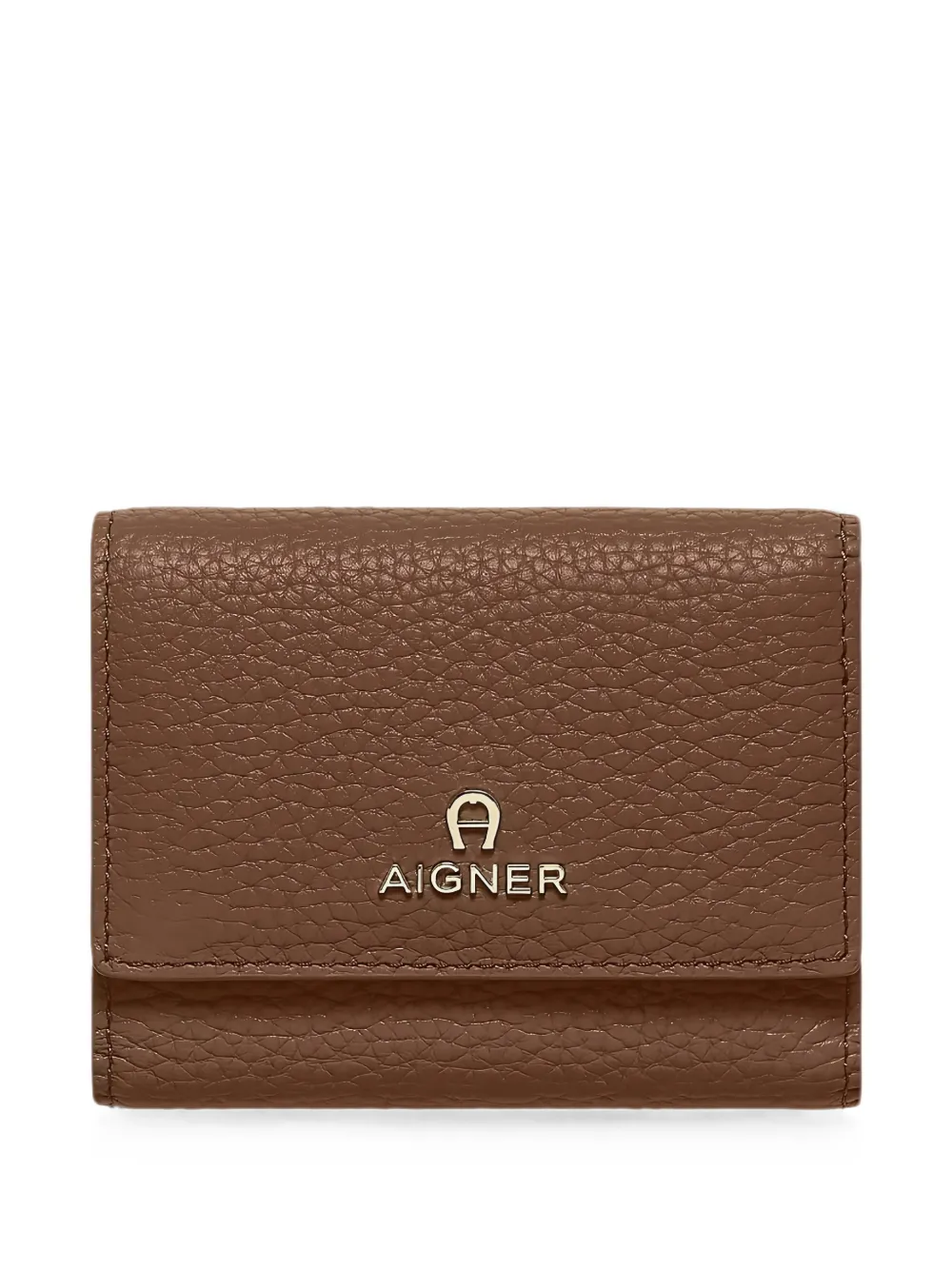 AIGNER Ivy logo-plaque wallet - Braun