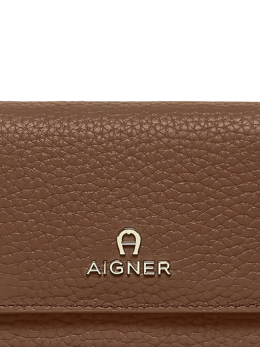 AIGNER Ivy portemonnee met logoplakkaat Bruin