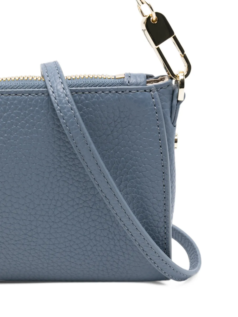 AIGNER Ivy leren schoudertas met textuur Beige