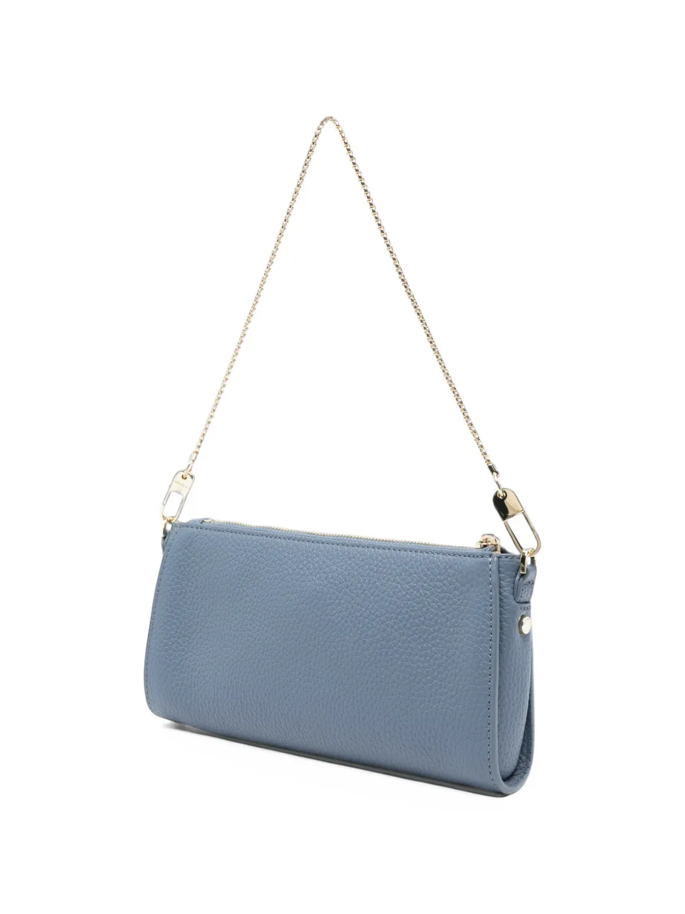 AIGNER Ivy leren schoudertas met textuur Beige