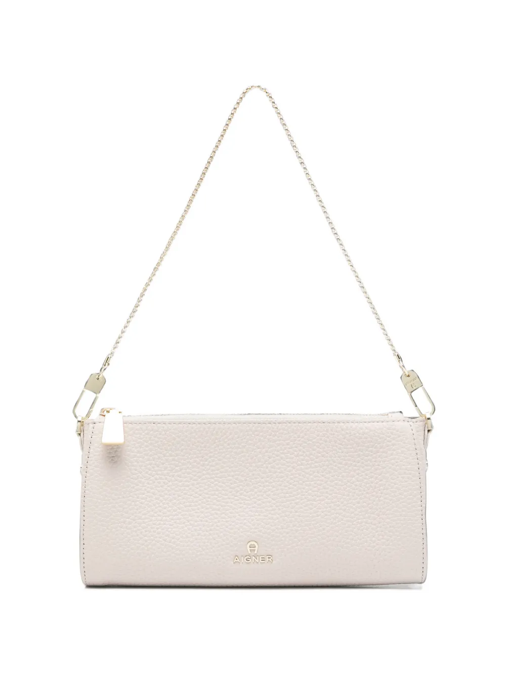 AIGNER Ivy grained leather shoulder bag - Toni neutri
