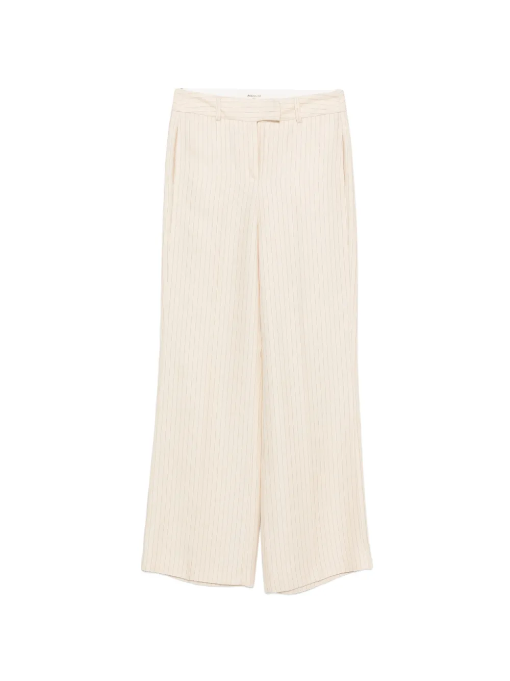 MAISON123 Broek met krijtstreep Beige