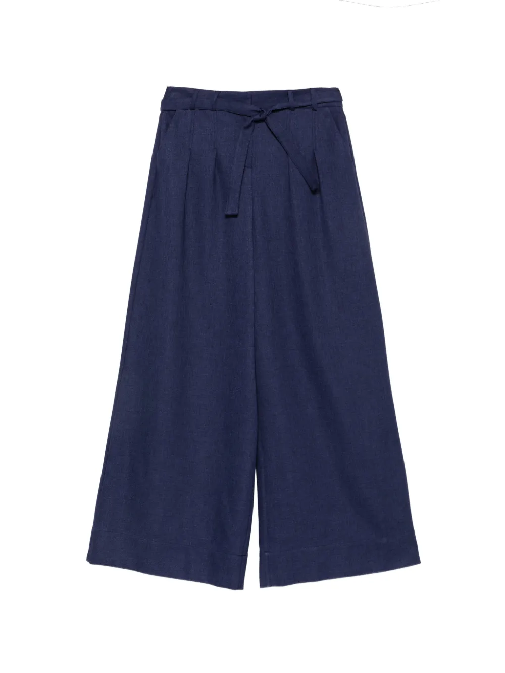 MAISON123 belted wide-leg trousers