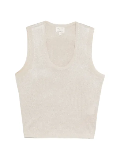 MAISON123 Plamyr metallic-effect top