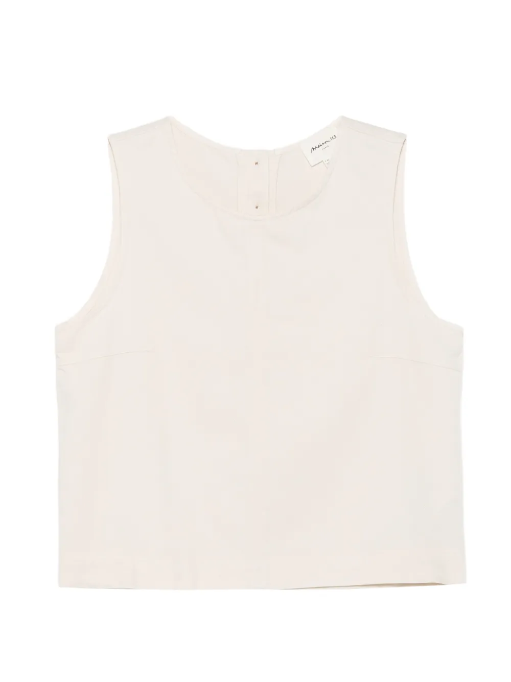 MAISON123 button-back sleeveless top