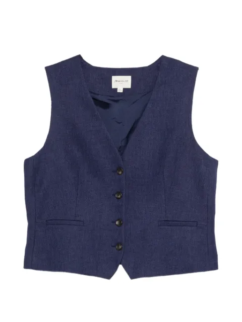 MAISON123 Abel button-up waistcoat