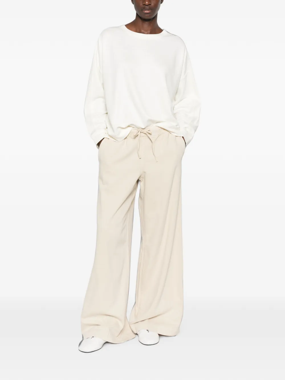MAISON123 Malo broek met trekkoord Beige
