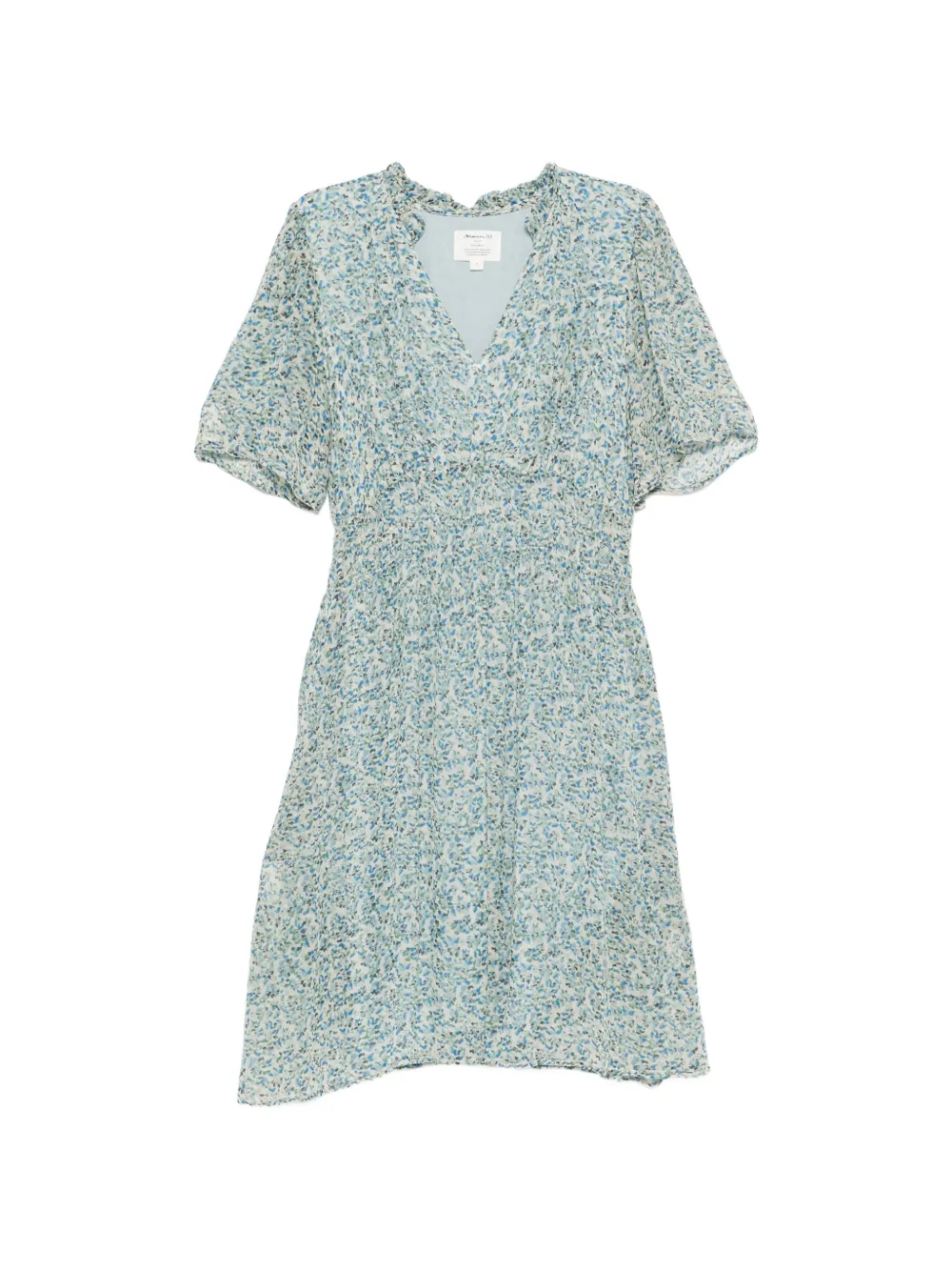 MAISON123 Balmana floral-print ruffled-collar midi dress