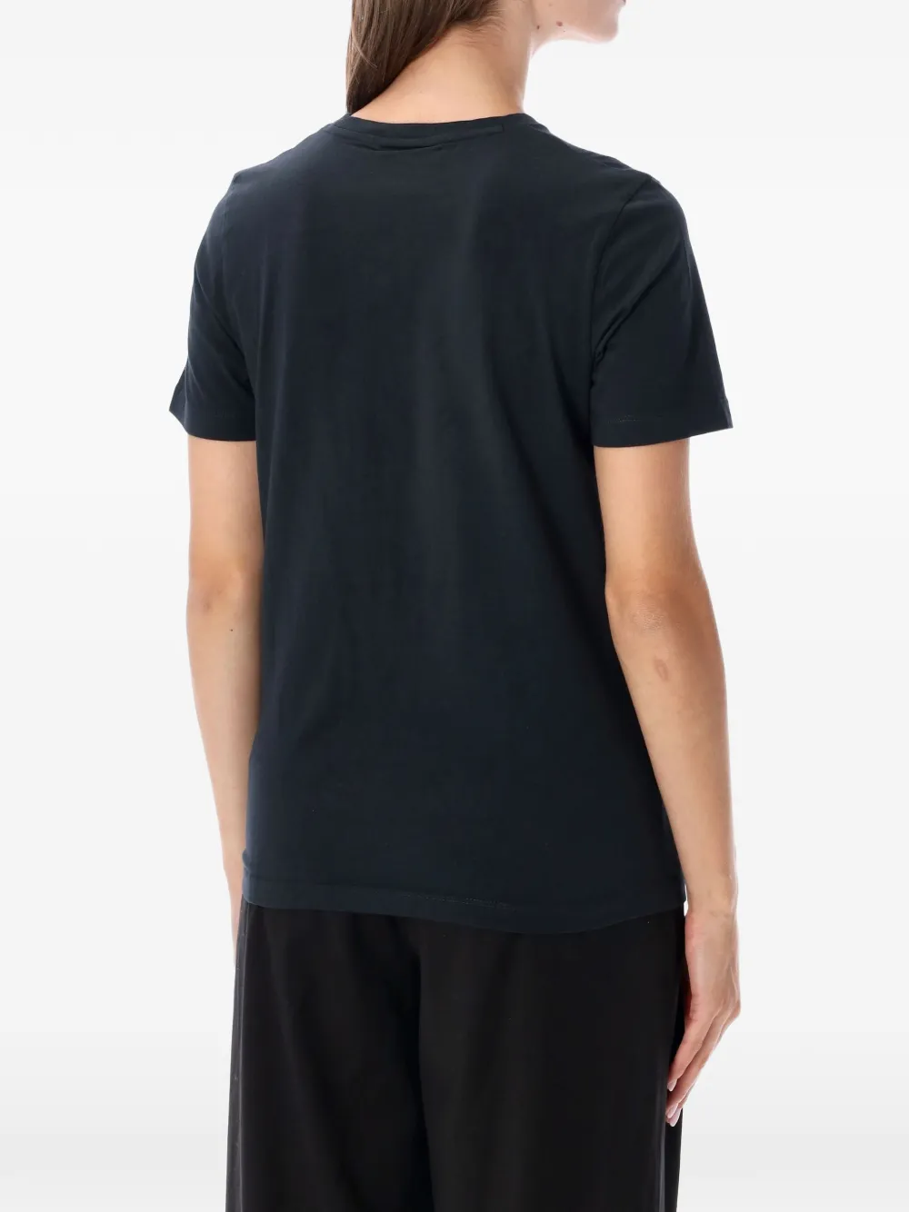Maison Kitsuné T-shirt met patch Grijs