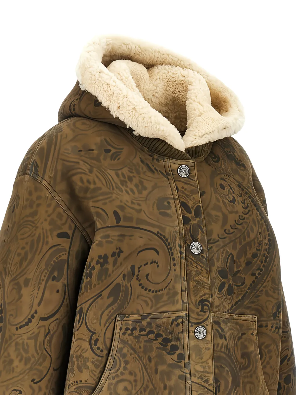 ETRO Jack met paisley-patroon Bruin