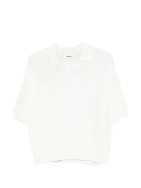 Cordera lace-effect perforated top