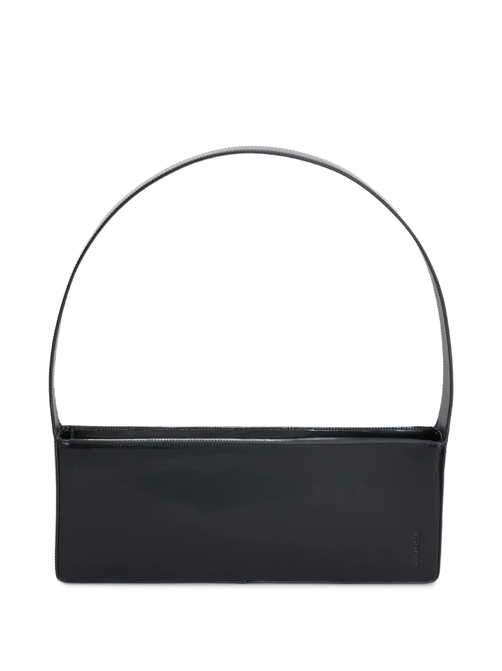 Jil Sander Monolith East-West patent leather shoulder bag