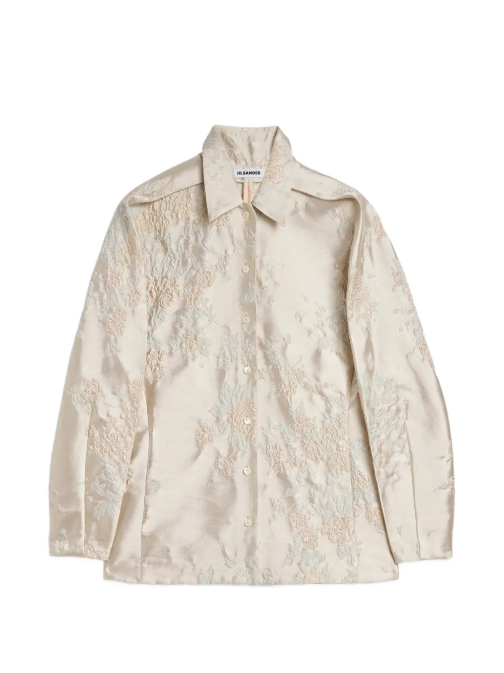 Jil Sander cloqué shirt - Neutrals