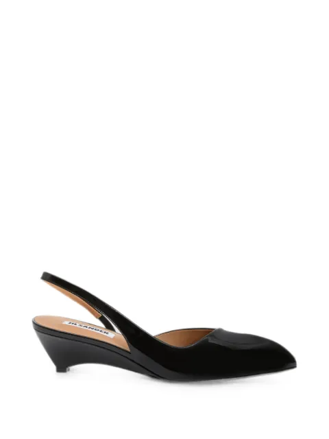 Jil Sander pointed-toe slingback pumps
