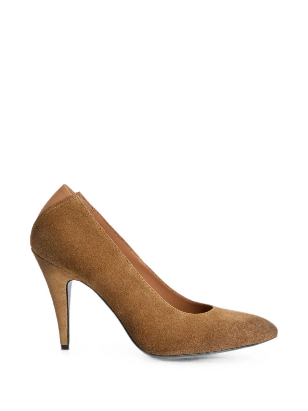 Jil Sander pointed-toe V-shaped back pumps · 38