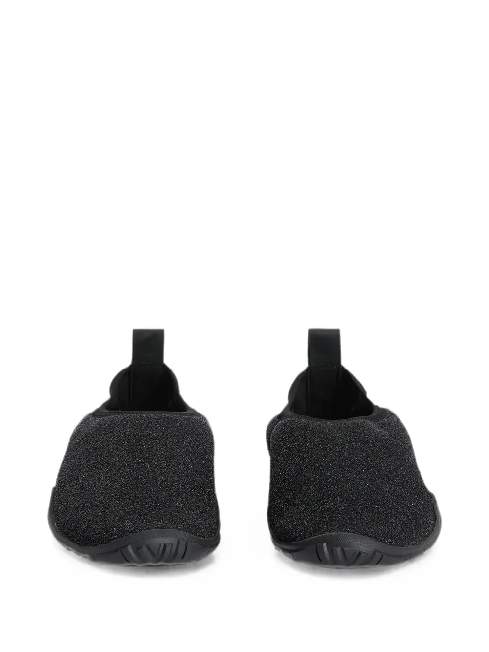 Jil Sander glitter-effect pull-tab sneakers Zwart