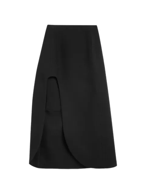 Jil Sander falda de lana
